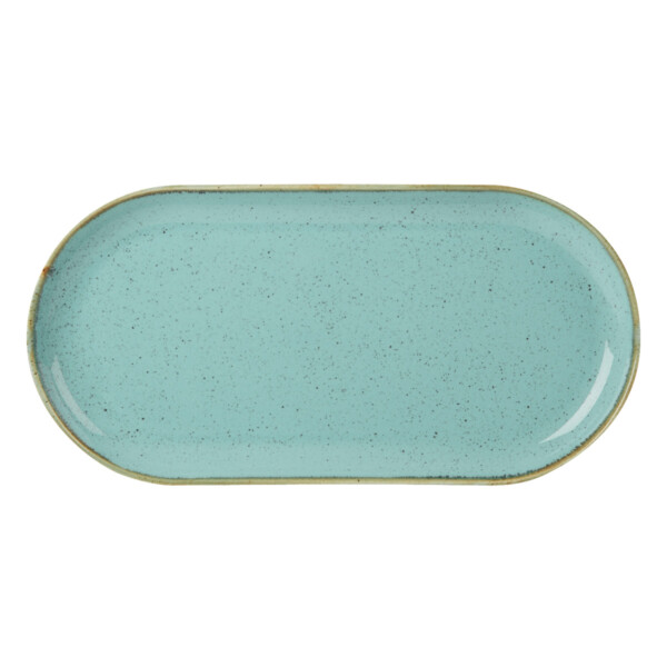Smal Ovaal Bord Seaspray <br /> 30 x 15 cm