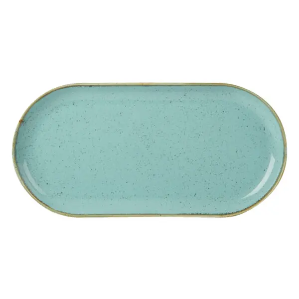 Smal Ovaal Bord Seaspray <br /> 30 x 15 cm