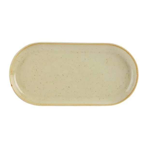 Smal Ovaal Bord Wheat <br /> 30 x 15 cm