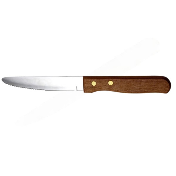Steakmes Jumbo <br /> Houten Handvat <br /> 25 cm