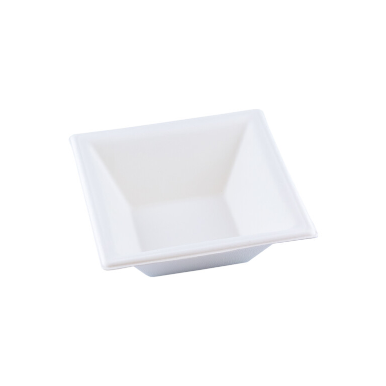 Suikerriet <br /> Kom 'Karo' <br /> 16 x 16 x 4,5 cm (450ml) <br /> (50 stuks)