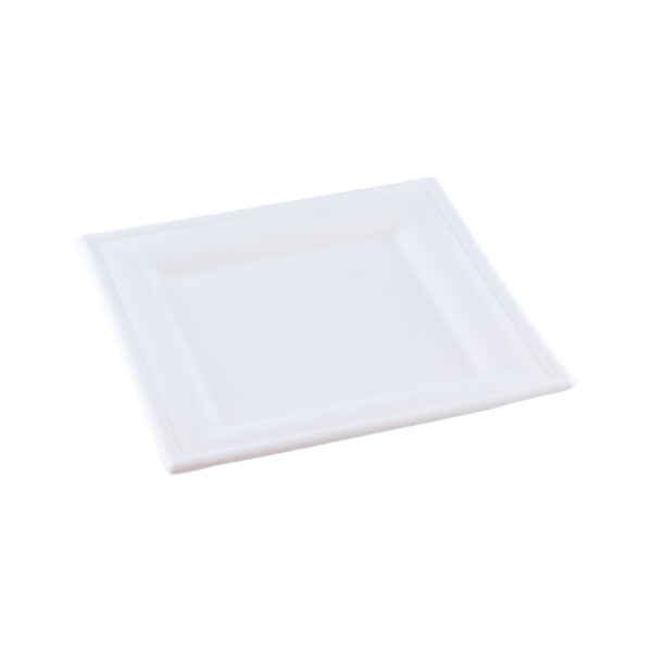 Suikerriet <br /> Bord 'Karo' 20 x 20 cm <br /> (50 stuks)