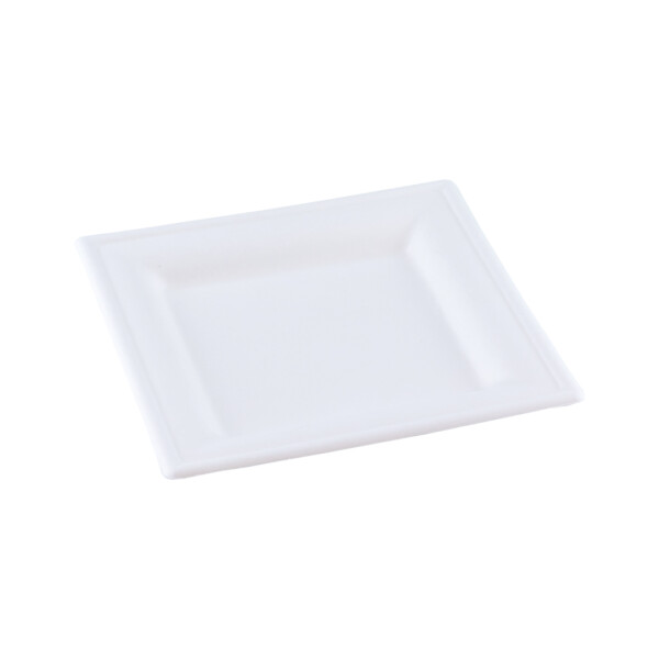 Suikerriet <br /> Bord 'Karo' 16 x 16 cm <br /> (50 stuks)