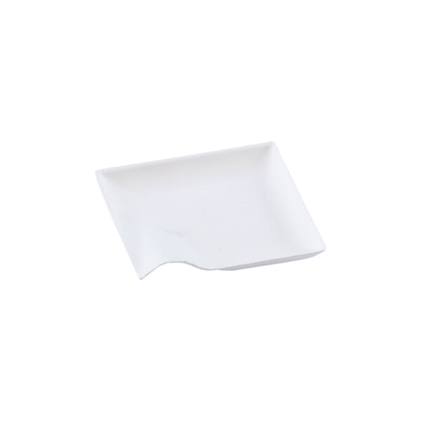 Suikerriet <br /> Bord 'Wave' 8 x 8 cm <br /> (50 stuks)