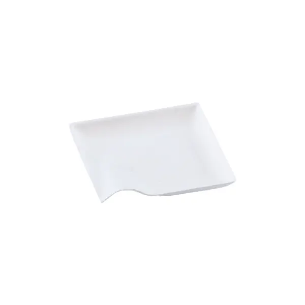 Suikerriet <br /> Bord 'Wave' 8 x 8 cm <br /> (50 stuks)