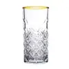 Timeless Longdrinkglas <br /> Met Gouden Rand (450 ml) <br /> Ø 7.7 x 16 cm - Afbeelding 2