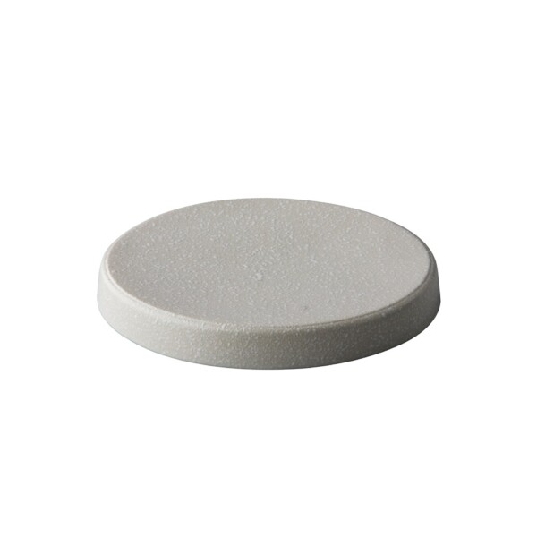 Tweezijdig Bord Met <br /> Opstaande Rand <br /> Wit Bristol Q Raw <br /> Ø 17 x 2 cm - Afbeelding 2