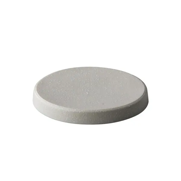 Tweezijdig Bord Met <br /> Opstaande Rand <br /> Wit Bristol Q Raw <br /> Ø 17 x 2 cm - Afbeelding 2