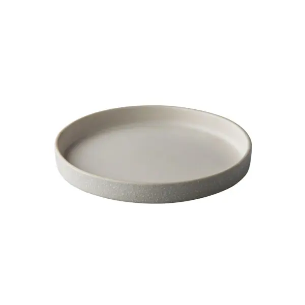 Tweezijdig Bord Met <br /> Opstaande Rand <br /> Wit Bristol Q Raw <br /> Ø 22 x 2 cm