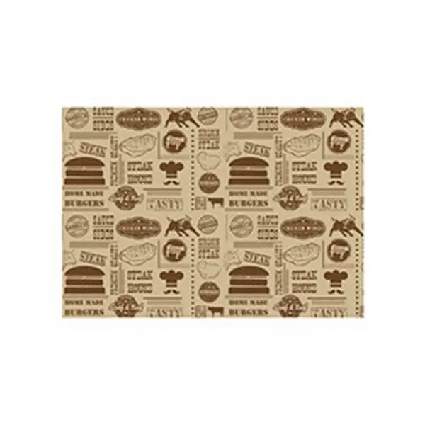 Vetvrij Papier "Steak House" Bruin <br /> (per 1000) 35 x 25 cm